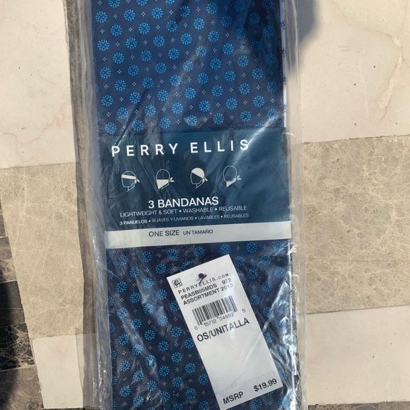 🌟New Perry Ellis 3 Bandanas 🌟 - Picture 1 of 7